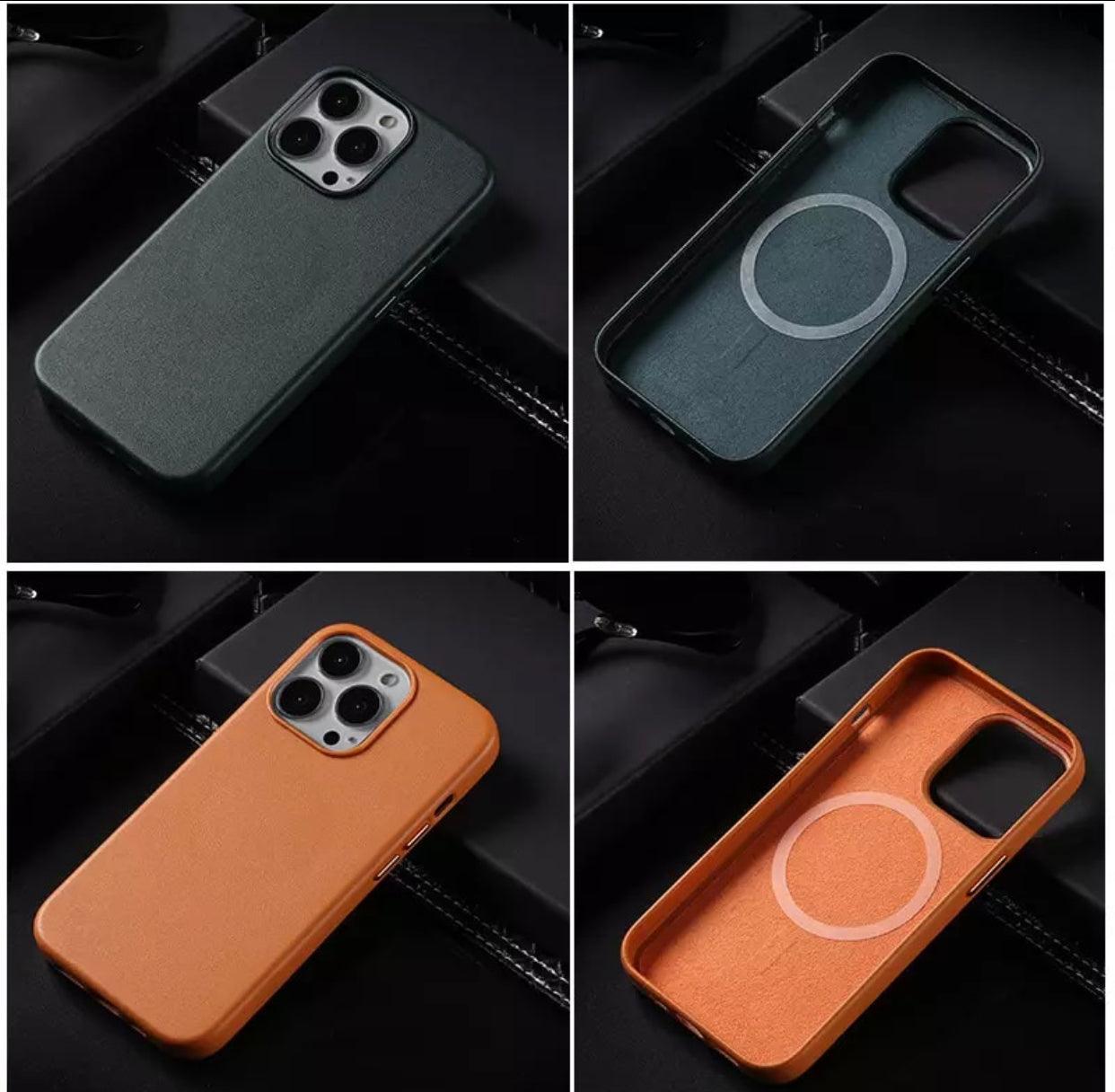 MagSafe Leather iPhone 12 Caser | Super Savings Technologies MagSafe Leather iPhone 12 Caser | Super Savings Technologies